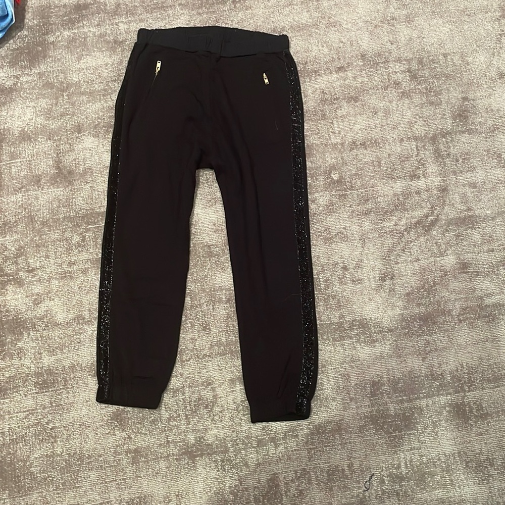 Cute black sweats for girls size 7 and size 8